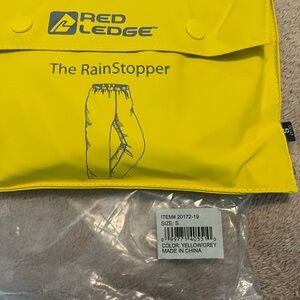 Red Ledge The Rainstopper rain pants size Kids Small (7/8)